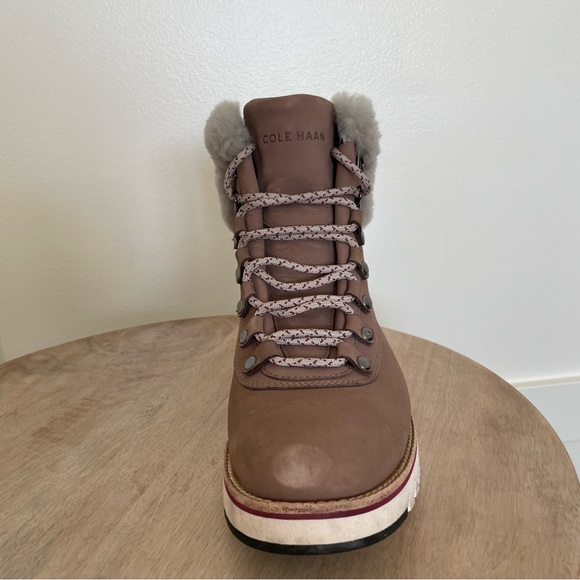 Women’s Cole Haan Grand Explore Waterproof HIKER BOOTS 9.5 B- Twilight Mauve - Picture 10 of 12